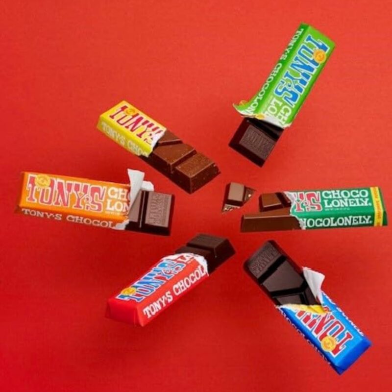 Tony's Milk Chocolate Milk Caramel Sea Salt, Sea Salt Dark Almond, Milk Chocolate, Almond Honey Nougat Pieces, Chocolate Bar, Combo 4x47g (Imported UK) - Image 6