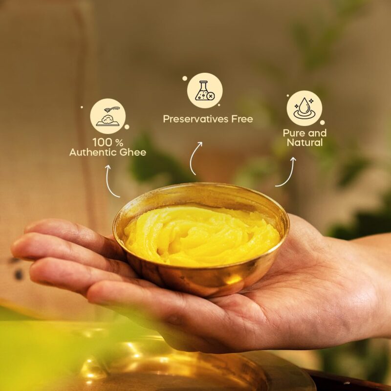 Himalayan Natives Pahadi Ghee 1L | 100% Authentic Ghee | Sourced from Himalayan Grass-Fed Pahadi Cows | Rich Taste & Aroma | Authentic Desi Ghee - Image 8