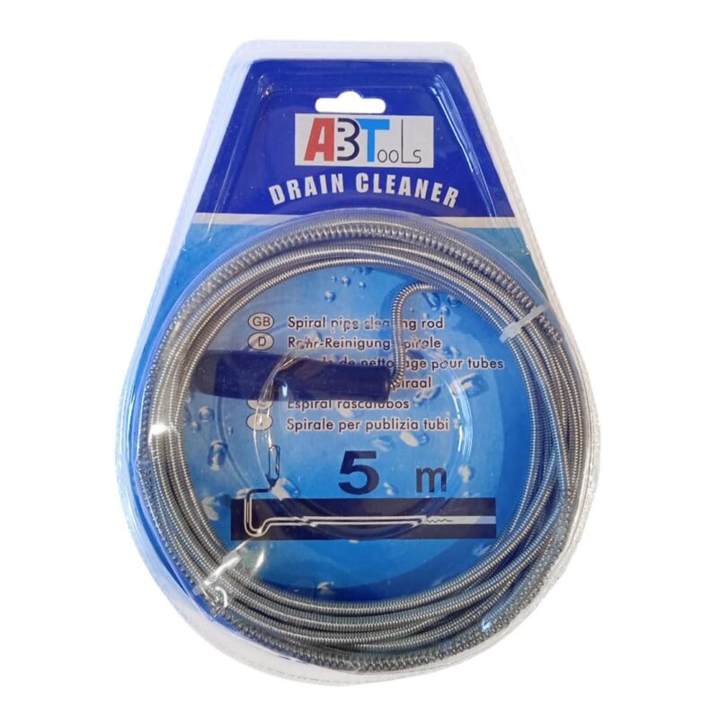 B.K.Jagan and Co Metal Sink & Drain Cleaner Spring Wire Waste Pipe Sink Cleaner Snake Unblocker Hair Drain Cleaner 5 Mtr. Length - Image 6