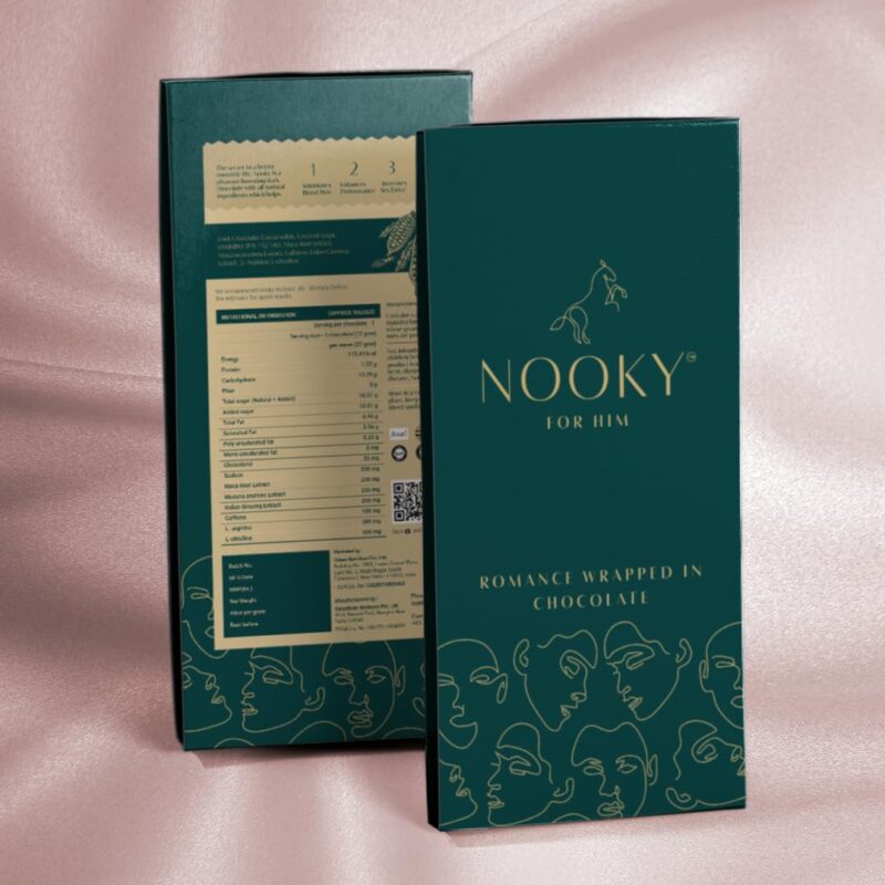 Nooky Dark Chocolate for Him | Pack of 3 I Luxurious Dark Chocolate for Uplifting Mood, Gift for Man, Ideal for Him, Valentine Gift for Boyfriend, Delight Mood Chocolate, Vegan and Gluten-free - Image 3