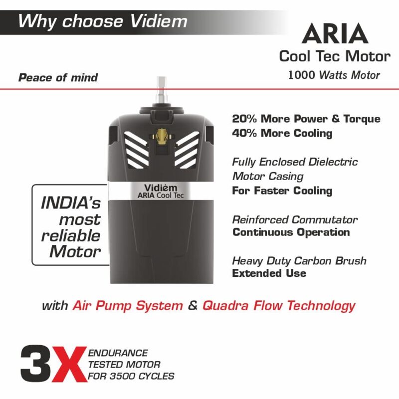 Vidiem 649 A Metallica Bronze|Mixer Grinder 1000 Watt with 3 Jars & 1 Juicer |4 Leakproof Jars withself-Lock for Wet & Dry Spices, Chutneys|5 Years Warranty - Image 2