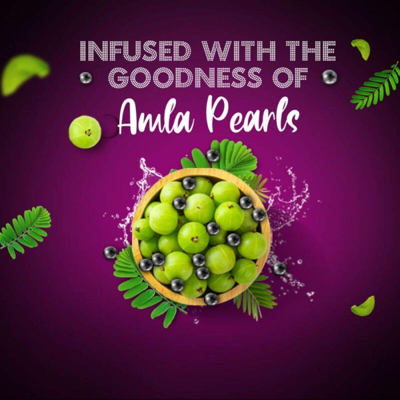 Sunsilk Stunning Black Shine Shampoo 340 ml, With Amla + Oil & Pearl Protein, Gives Shiny, Moisturised, Fuller Hair - Image 5