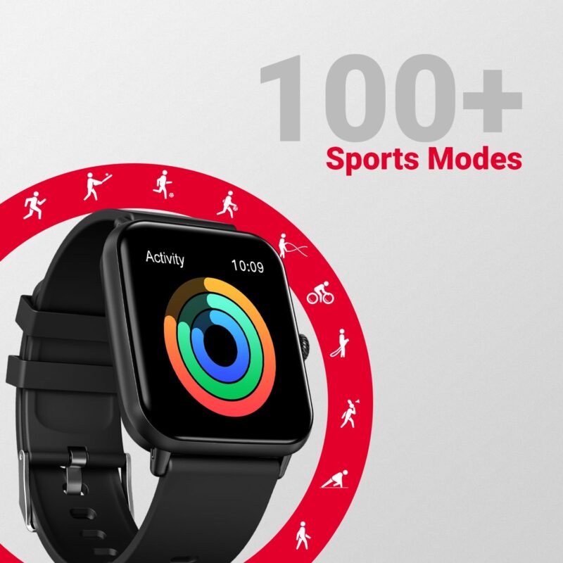 Fire-Boltt Ninja Call Pro Plus Smart Watch 1.83 inch with Bluetooth Calling, AI Voice Assistance, 100 Sports Modes IP67 Rating, 240 * 280 Pixel High Resolution (Black) - Image 7