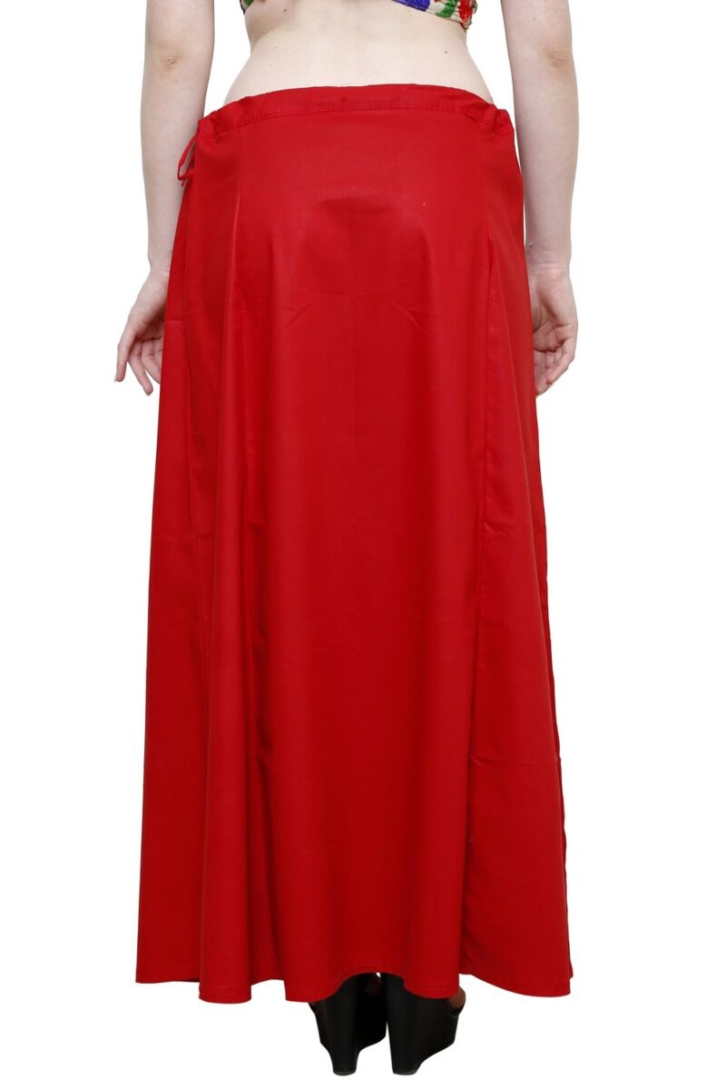 Pistaa's Women's Combo of Cotton Inskirt Saree Petticoat (Maroon, Navy Blue, Free Size) - Image 6