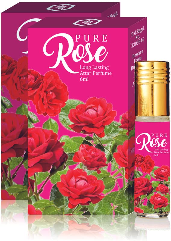 Parag Fragrances Pure Rose Attar - Combo Pack