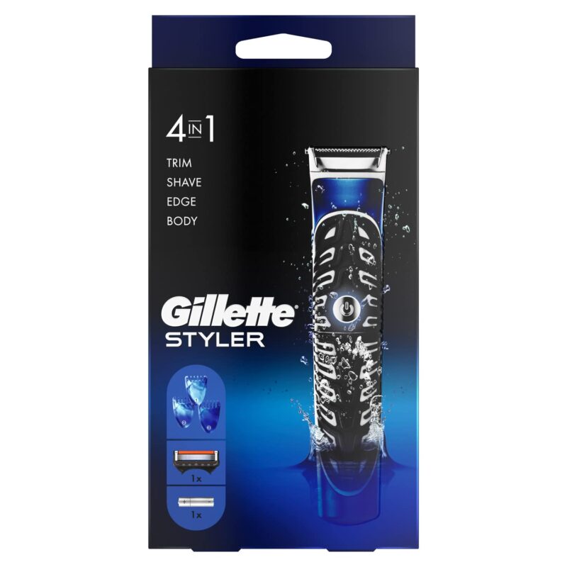 Gillette Men Fusion Proglide 4-In-1 Styler For Trimming | Shaving | Beard Edging | Body Hair Trimming Multi