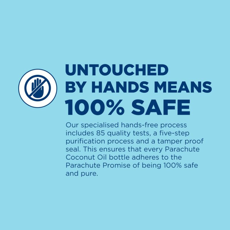 Parachute Coconut Oil 600 ml - Bottle - Image 4