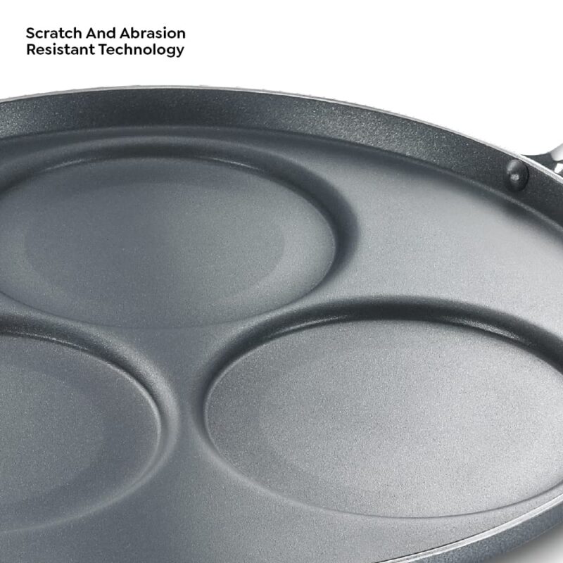 Prestige Omega Select Plus Set Dosa Tawa|Scratch & Abraison Resistant|3 Layers Metal Spoon Friendly Coating|Sturdy Handle|1 Year Warranty - Image 4
