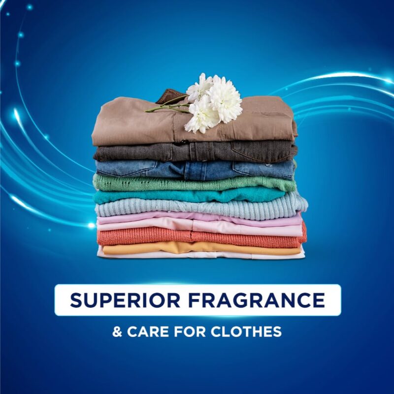 Surf Excel Matic Top Load Liquid Detergent 4L Refill Pouch, Specially designed to remove Tough Dried Stains, 1st time in Washing Machine - Image 4