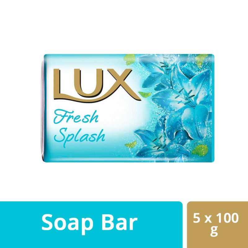 Lux Fresh Splash Water Lily & Cooling Mint Soap Bar|| 100 g (Buy 4 Get 1) - Image 9