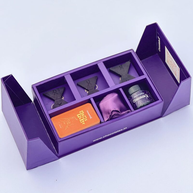 ChocolateX- Bliss Box | Dark Chocolate for Uplifting Mood | Best Chocolate Gift Box for Couples | Valentine Gift for Boyfriend & Girlfriend - Image 8