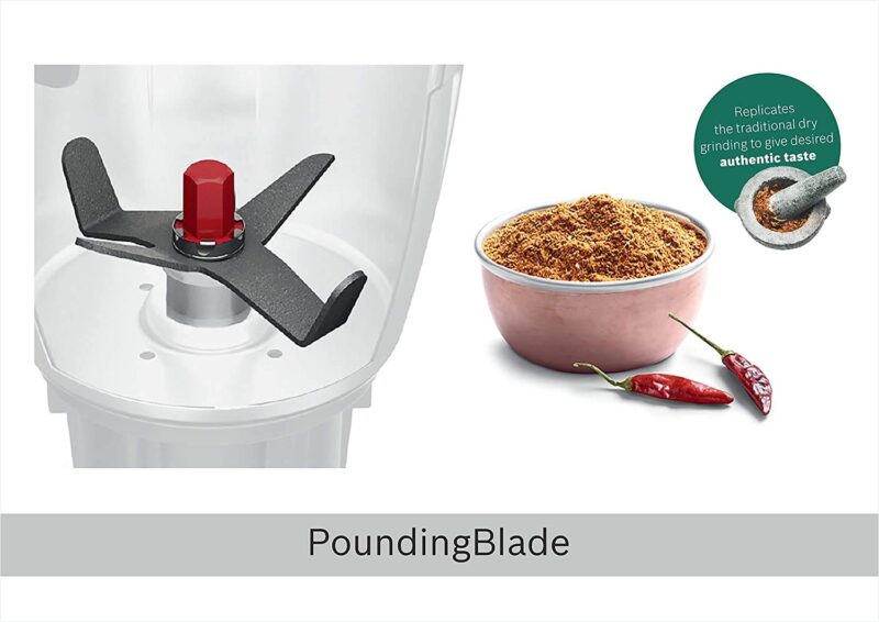 Bosch Appliances TrueMixx Pro Mixer Grinder MGM8642BIN, 750W, 4 Jars, (Black) - Image 7