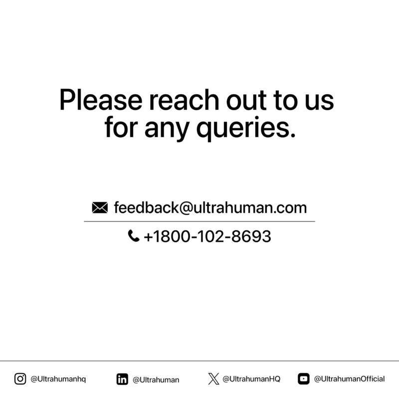 Ultrahuman M1 | Smart Glucose Monitoring via App | Enhance your lifestyle, optimise your diet and fuel your workouts | 24/7 Glucose Monitoring - Image 2