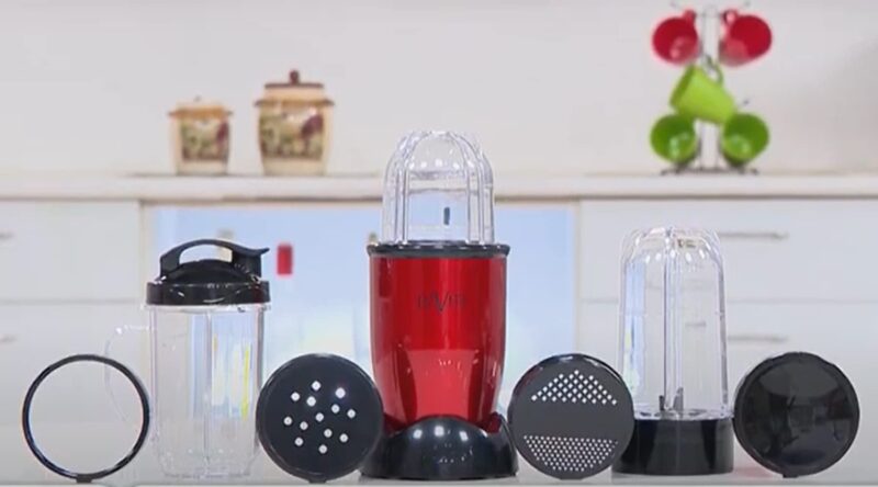 La' Forte Lavite Cherie Mixer Grinder Blender 400 W, 3 Jar (Download Free E- Recipe Book) , Red - Image 8