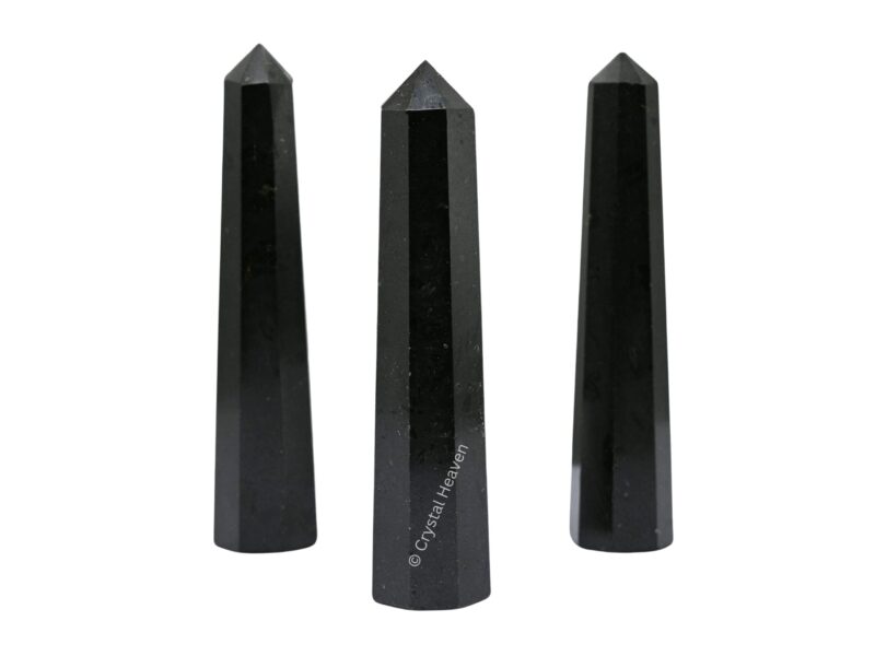 Crystal Heaven Certified Black Tourmaline Tower Obelisk Point For Chakra, Healing And Balancing - Aaa Grade Original Certified Gemstone Agate For Reiki Meditation Yoga Spiritual (2-3 Inches) - Image 5