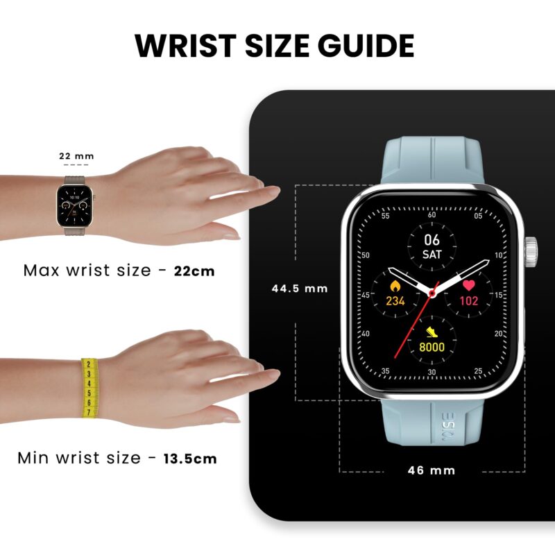 Noise ColorFit Pro 5 Max 1.96" AMOLED Display Smart Watch, BT Calling, Post Training Workout Analysis, VO2 Max, Rapid Health, 5X Faster Data Transfer - Space Blue - Image 4