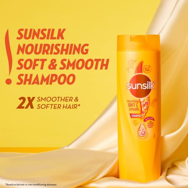 Sunsilk Nourishing Soft & Smooth Shampoo 340 ml - Image 5