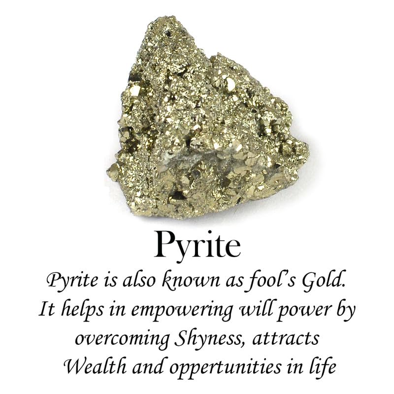 Crystu Natural Pyrite Rough Stone | Pyrite Stone Original | Pyrite Raw Stone | Pyrite Raw Cluster from Peru | Weight 50 Carats - Image 3