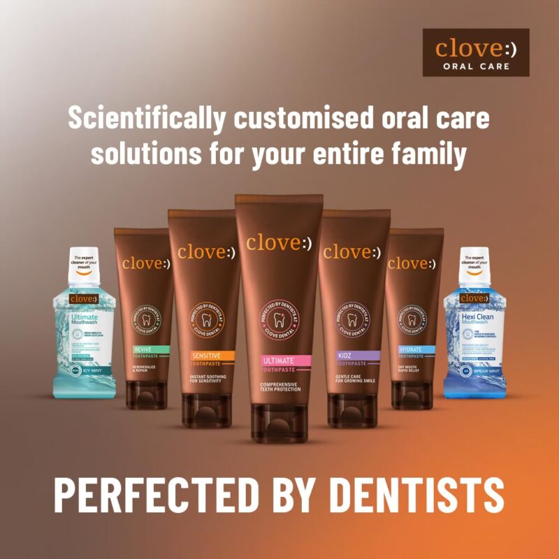 Clove Sensitive Toothpaste | reduce Senstivity | Dual Action toothpaste For Sensitivty & Bad Breath | Strengthens Enamel | Triclosan Free | Paraben Free | Peroxide free | Mint, Pack of 1 (100g) - Image 2