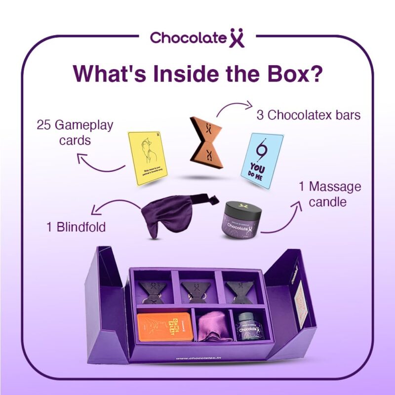 ChocolateX- Bliss Box | Dark Chocolate for Uplifting Mood | Best Chocolate Gift Box for Couples | Valentine Gift for Boyfriend & Girlfriend - Image 4