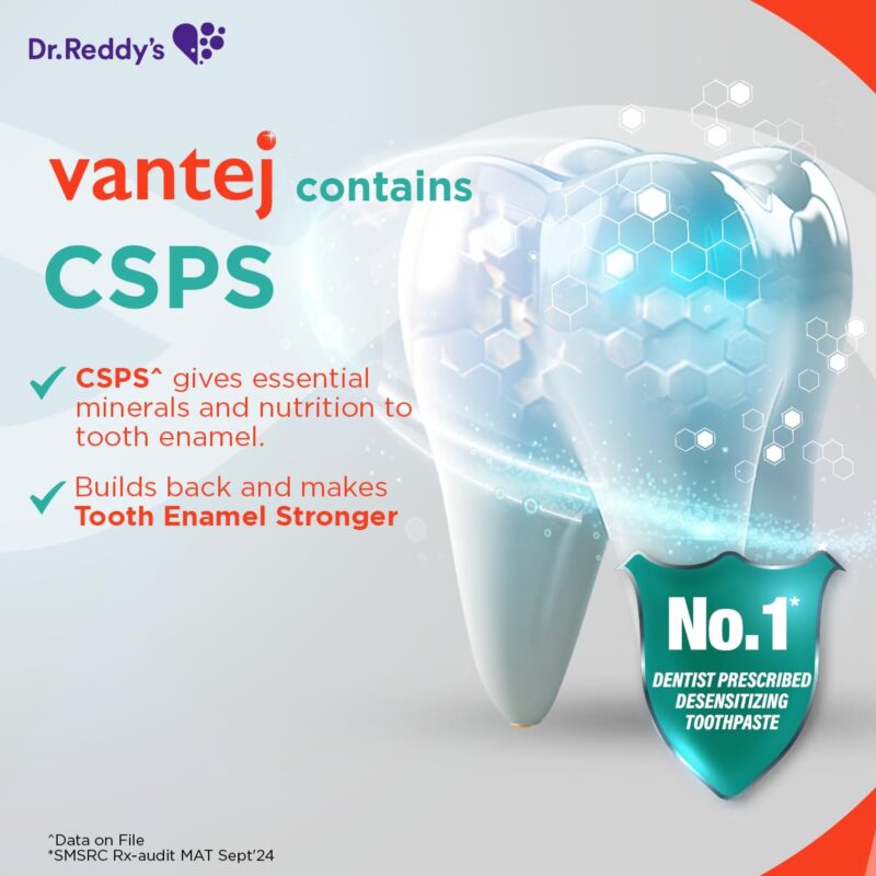 Vantej : Sensitivity Protection Toothpaste | 50 Grams | Gives Long Lasting Sensitivity Protection and Tooth Sensitivity Healing| Nutrition for Teeth| Rebuilds Tooth Enamel | Strengthens Teeth inside out| Dentist Recommended| Vegan Toothpaste | Desensitizi - Image 7