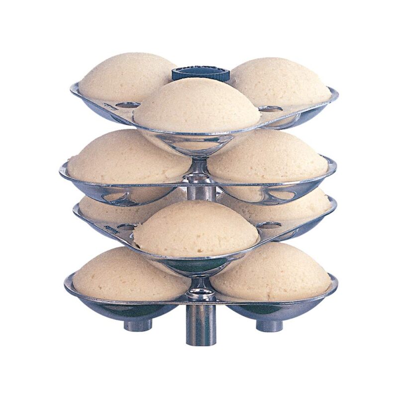 Hawkins Mini Idli Stand - 12 Mini Idlis, (for 3 Litre and Bigger Pressure Cooker), Silver (ID12S),Aluminium
