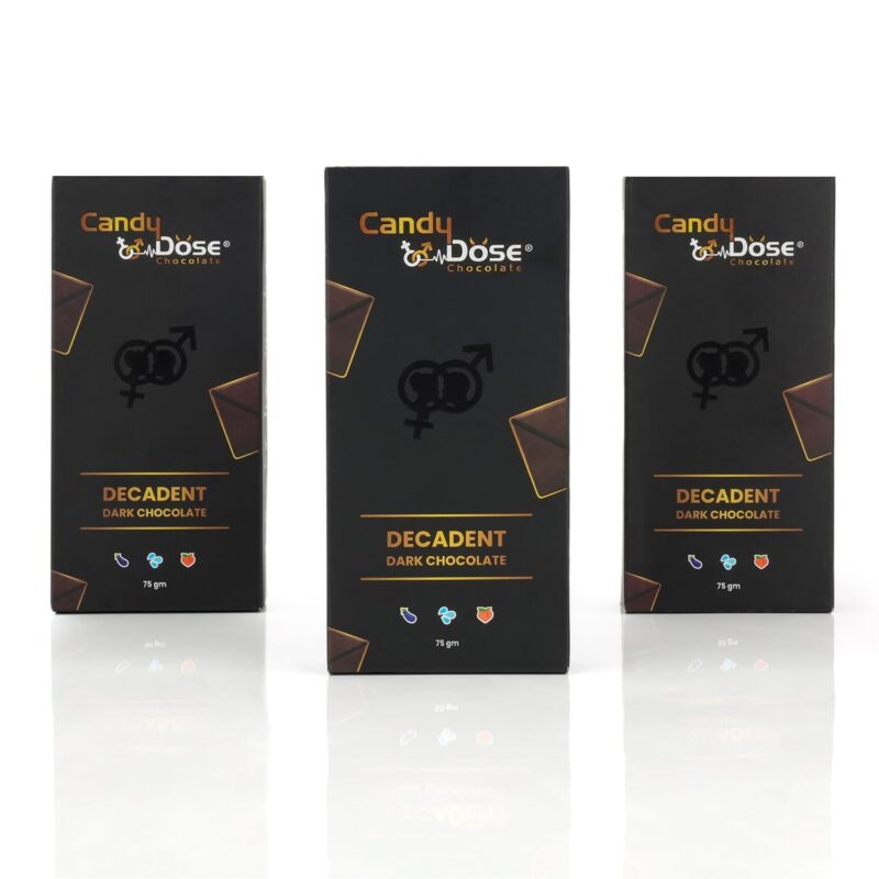 Mood Boosting Dark Chocolate Bar – Premium Rich Chocolate for Stress Relief, Focus & Energy Perfect Snack for Couples & Romantic Moments - 75GM (Pack of 1) - Image 3