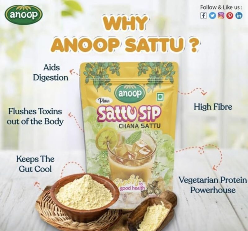 Anoop Sattu (Channa Sattu Sip) (500gms*4) Pack of 4 (2kg) - Image 3