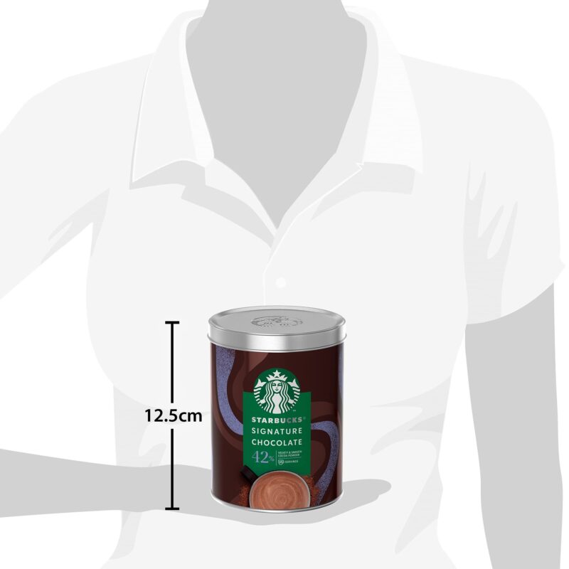 Starbucks Signature Chocolate 42% Velvety &Smooth Cocoa Powder TIN 330G - Image 7