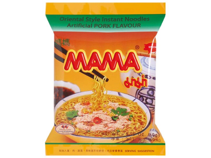 50x MAMA Instant Pork Noodles (Pack of 50)- 60g each - Image 2