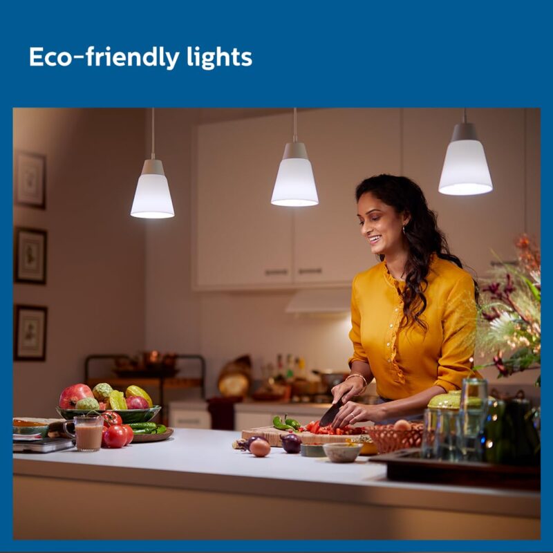 Philips Base E27 9-Watt LED Bulb (Pack of 3, Cool Day Light) - Image 3