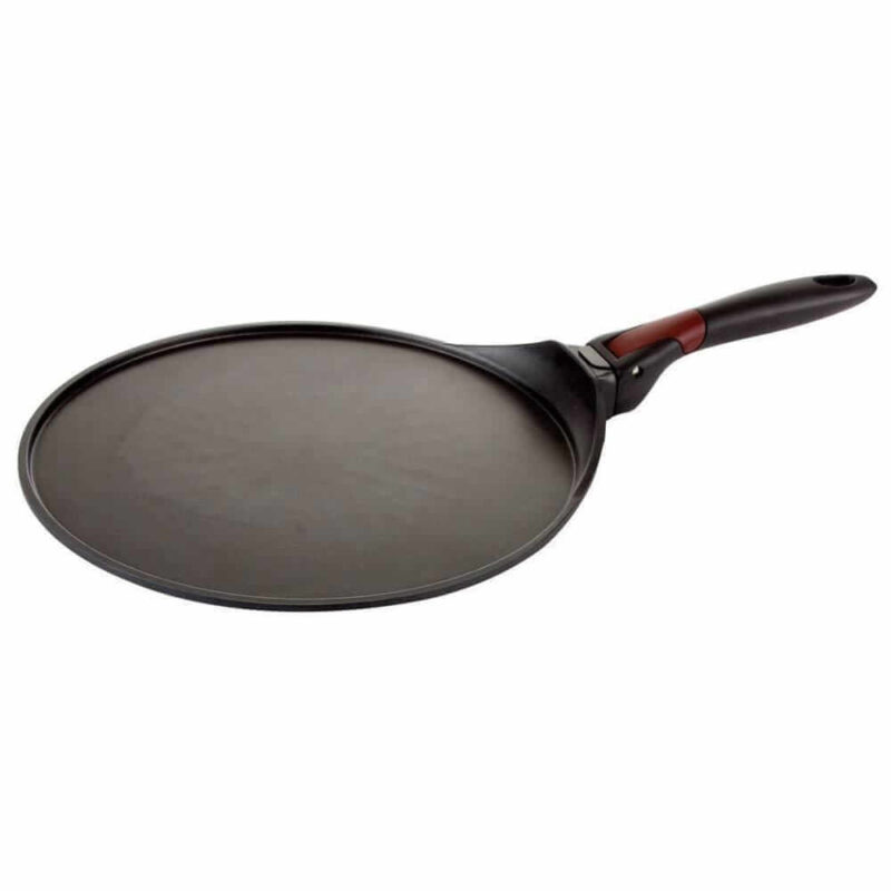Click Space Saver 30 cm Non-stick Dosa Tawa, Induction Bottom, Foldable Handle, Aluminium, 4mm, 2 Years Warranty, Black - Image 10