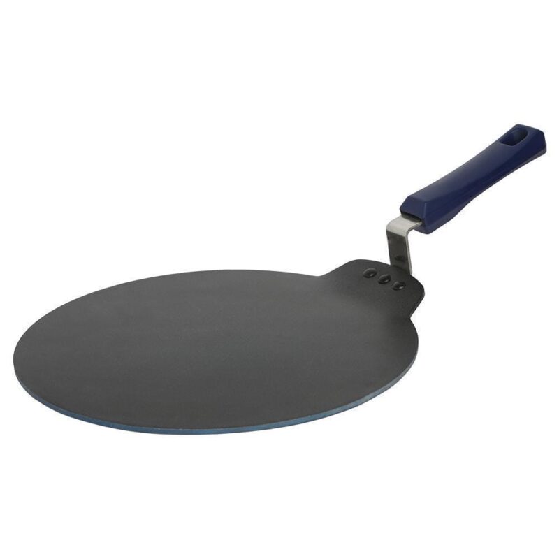 Reva Flat 28 cm Nonstick Dosa Tawa | Non Stick Tawa | 4 mm | Black - Image 9