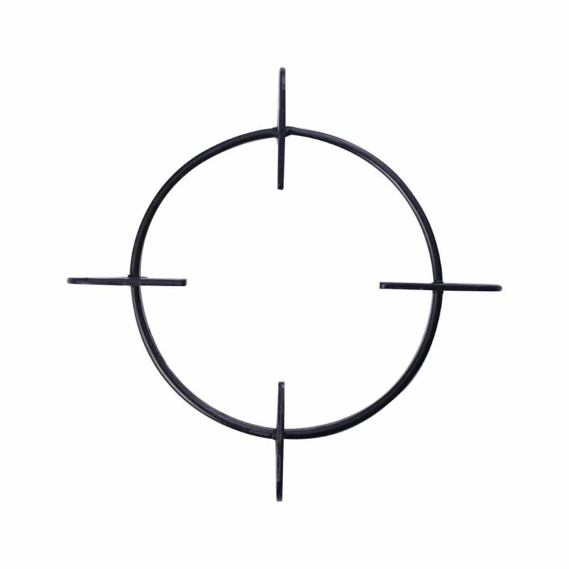 Ultima 4 Burner Manual Glass Cooktop | 6mm Toughened Glass Cooktop | Stainless Steel Drip tray | Anti-Skid Legs | Large Pan support | Manual Ignition | 360 degree Revolving Nozzle | Black steel frame | 2 Year Warranty | Black - Image 6