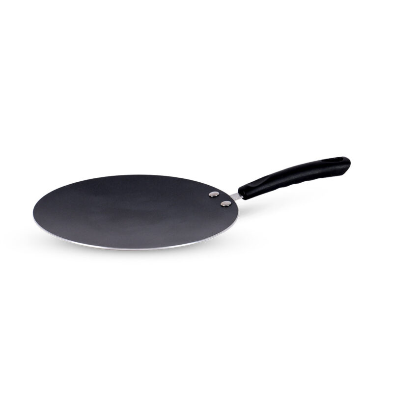 Ultra 26 cm Non-Stick Roti Tawa | Soft Touch Handle | Pure Grade Aluminium | Non-Stick Tawa | 2.7mm | 2 Years Warranty | Black - Image 2