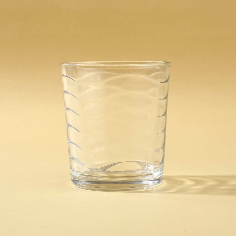 Modena Whiskey Glass Waves 285 Ml (Set Of 6) - Image 4