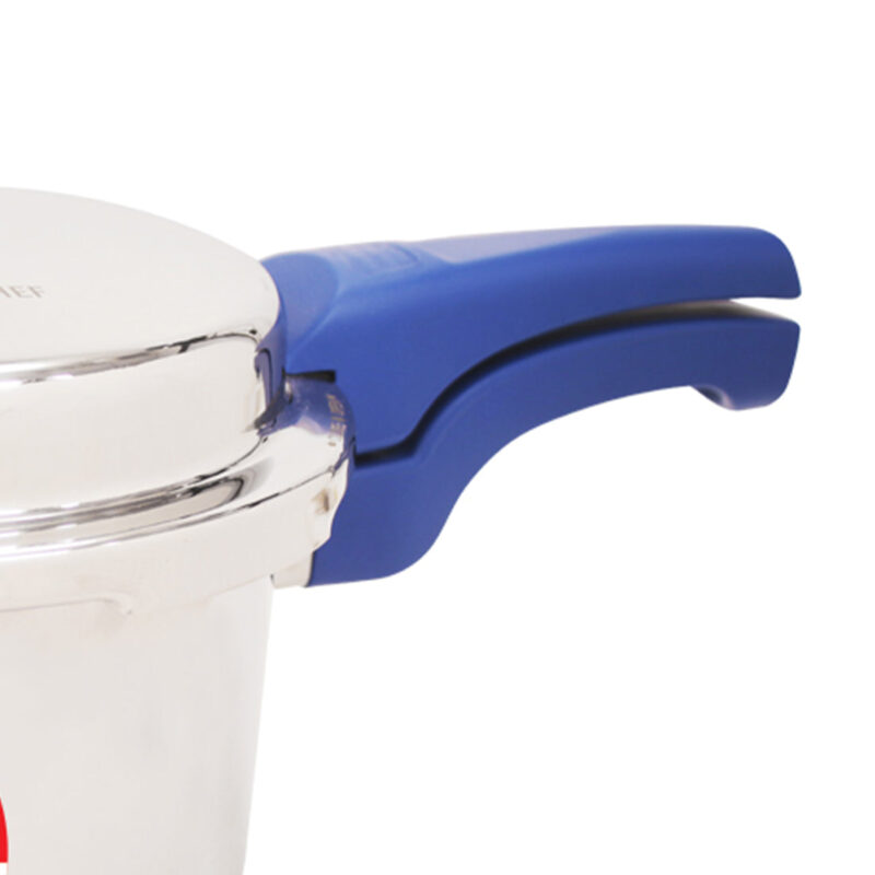 Nigella Induction Base 7L Stainless Steel Pressure Cooker with Outer Lid, Blue - Image 5