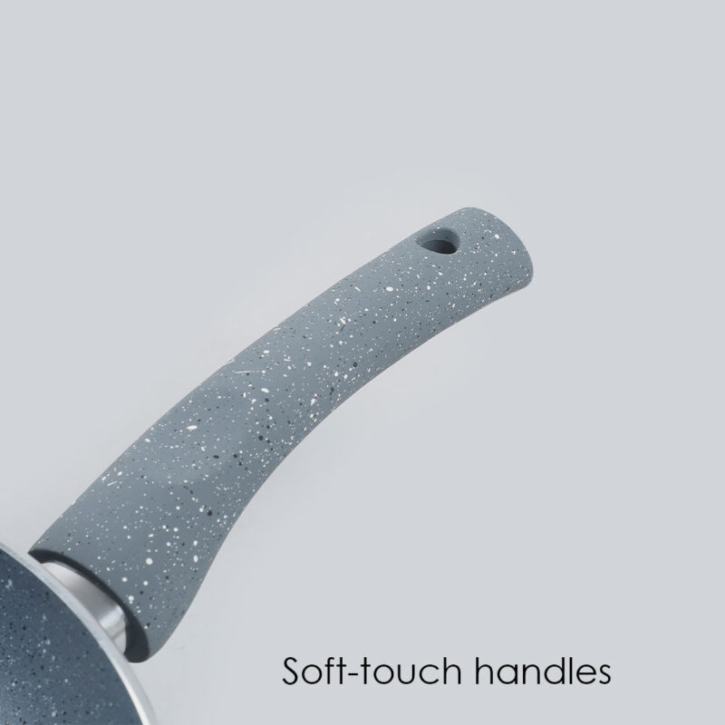 Wonderchef Renewed Granite 26cm Non-Stick Fry Pan | 2L | 5 Layer PFOA Free Non-Stick Coating | Compatible with Hot Plate, Hobs, Gas Stove, Ceramic Plate and Induction Cooktop - Image 6