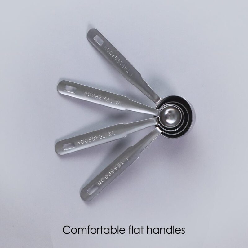 Ambrosia Stainless Steel Measuring Spoons – Set of 4 - Image 5
