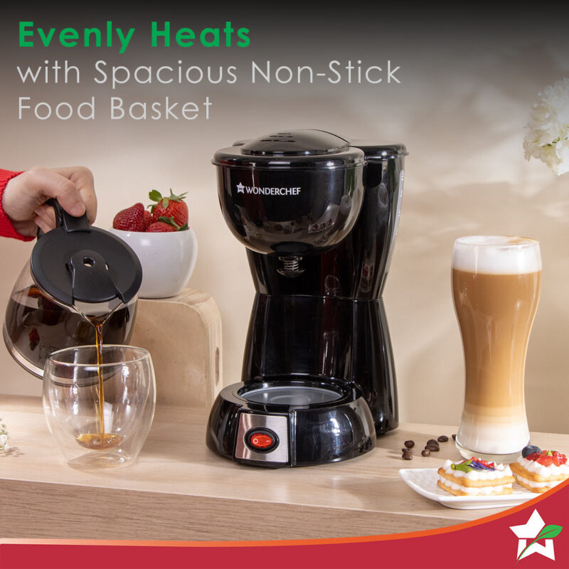 Onyx Brew Coffee Maker, Borosilicate Glass Carafe, Anti-Drip System, Fitered Water Drip Coffee Tank, 2 Years Warranty - Image 5