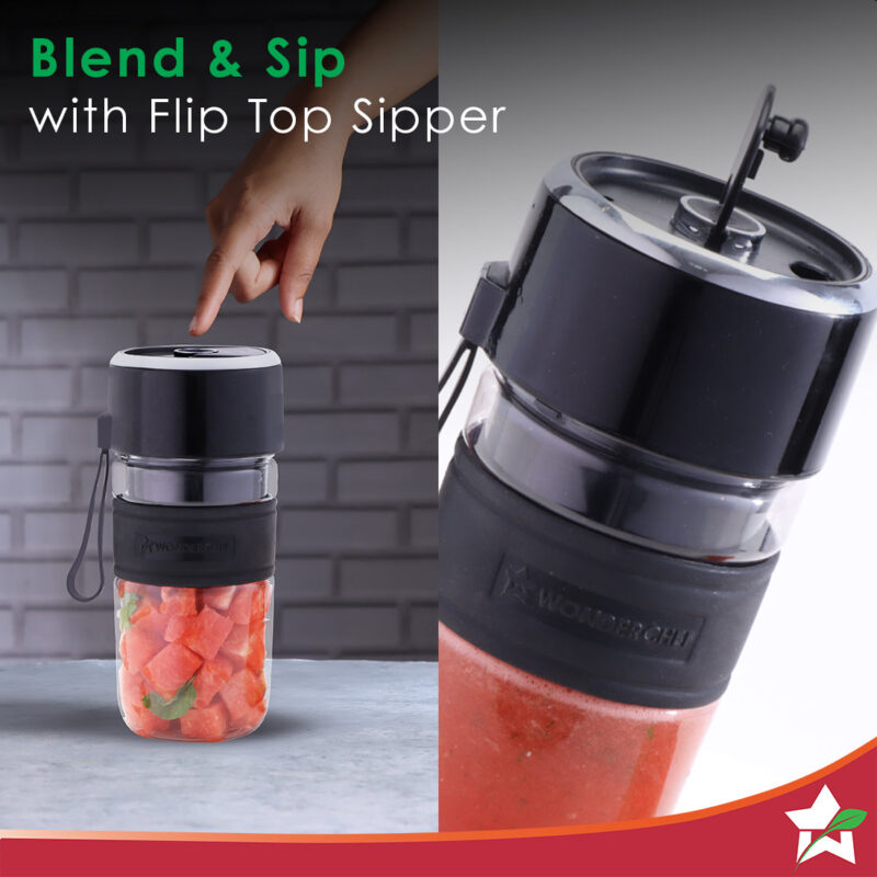 Evita Air Fryer + Nutri-cup Zip Portable Blender | Festive Gift | 5L Air Fryer Capacity to Bake, Grill, Roast, Fry with 7 Pre-set Functions | Portable Blender with Ready-to-sip Lid - Image 6