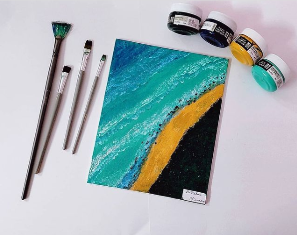 Brustro Canvas Board Medium Grain 6"X8" (Pack of 8) - Image 4