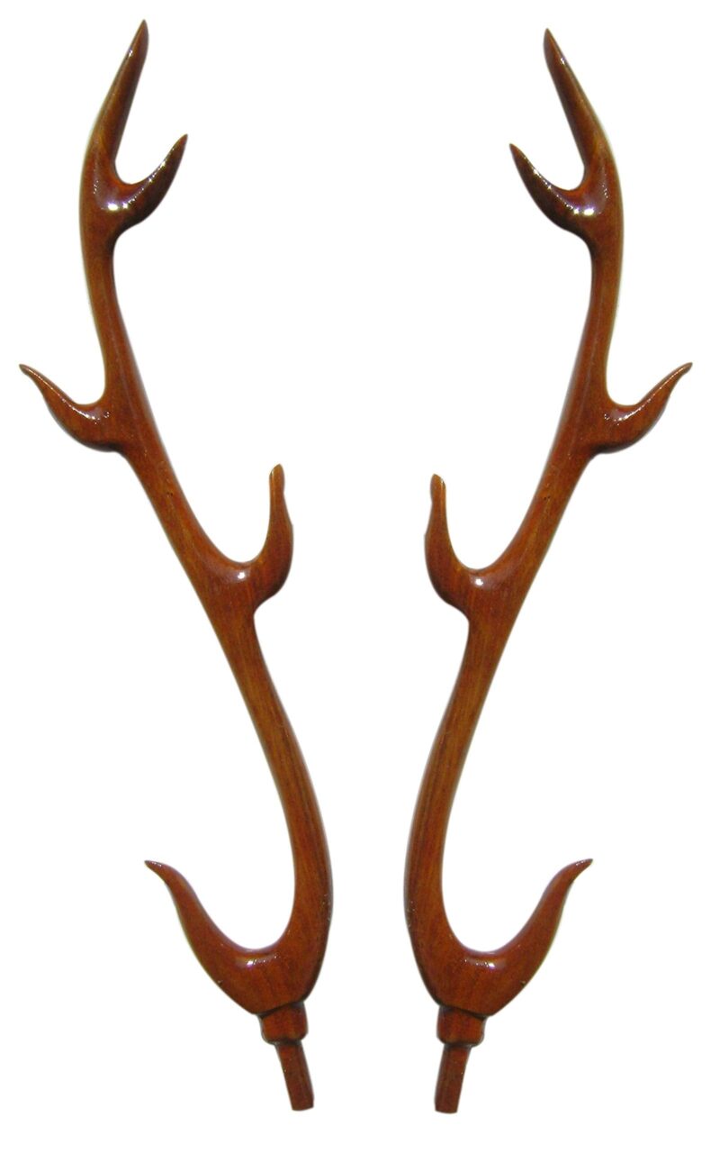 BK ART & CRAFTS Handicraft Wooden Deer Head with handicrafts Home Decor Showpiece Wall Decoration for Living Room, Bedroom and Office, Pack of 1 - Image 4
