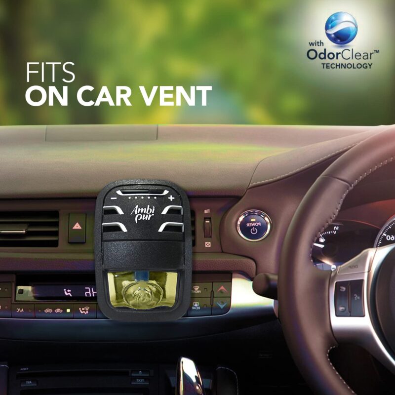 Ambi Pur Exotic Aerosol Jasmine Car Air Freshener Starter Kit (7.5 Ml) - Image 4