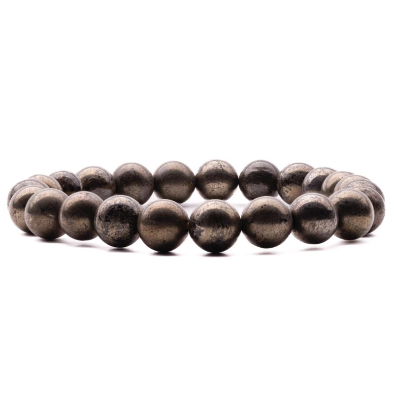 Plus Value Pyrite Bracelet Money Magnet Abundance Wealth Bracelet for Men Women Boys and Girls Reiki Healing Chakra (Beads Size: 8mm, Jute Bag) - Image 5