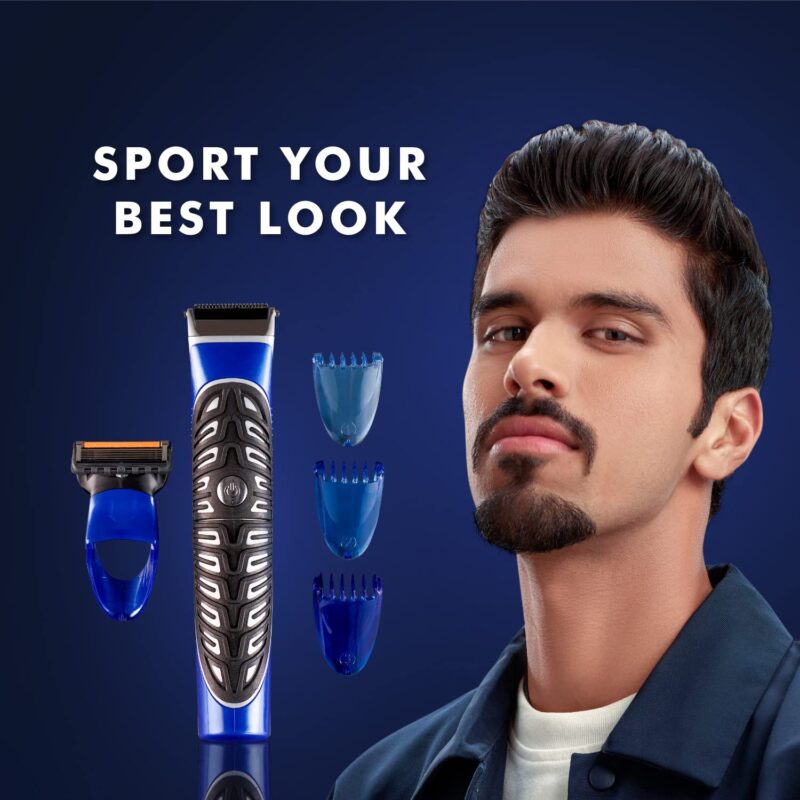 Gillette Men Fusion Proglide 4-In-1 Styler For Trimming | Shaving | Beard Edging | Body Hair Trimming Multi - Image 3