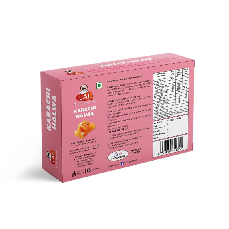 Lal Sweets Karachi Halwa - 400gm - Image 3