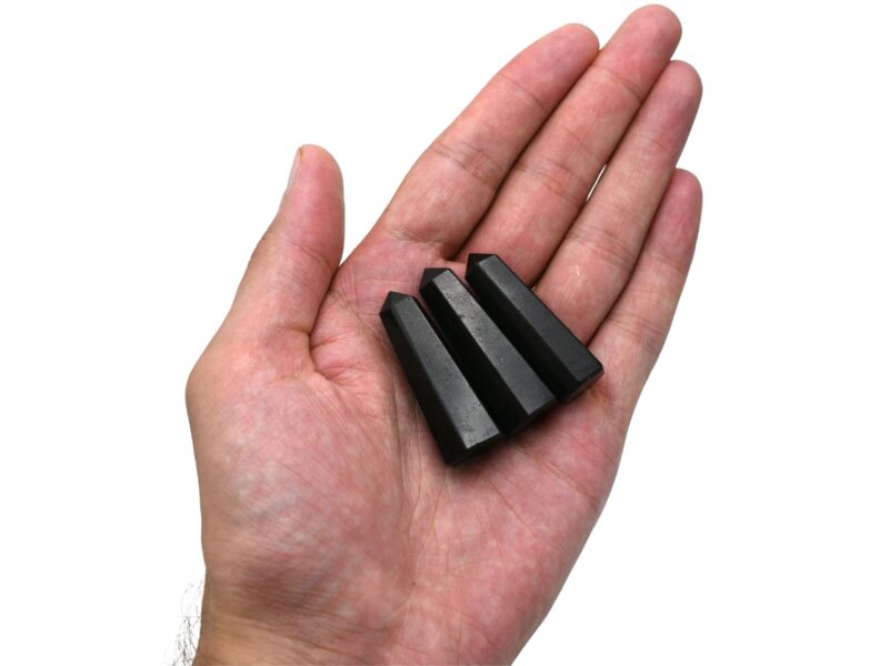 Crystal Heaven Certified Black Tourmaline Tower Obelisk Point For Chakra, Healing And Balancing - Aaa Grade Original Certified Gemstone Agate For Reiki Meditation Yoga Spiritual (2-3 Inches) - Image 6