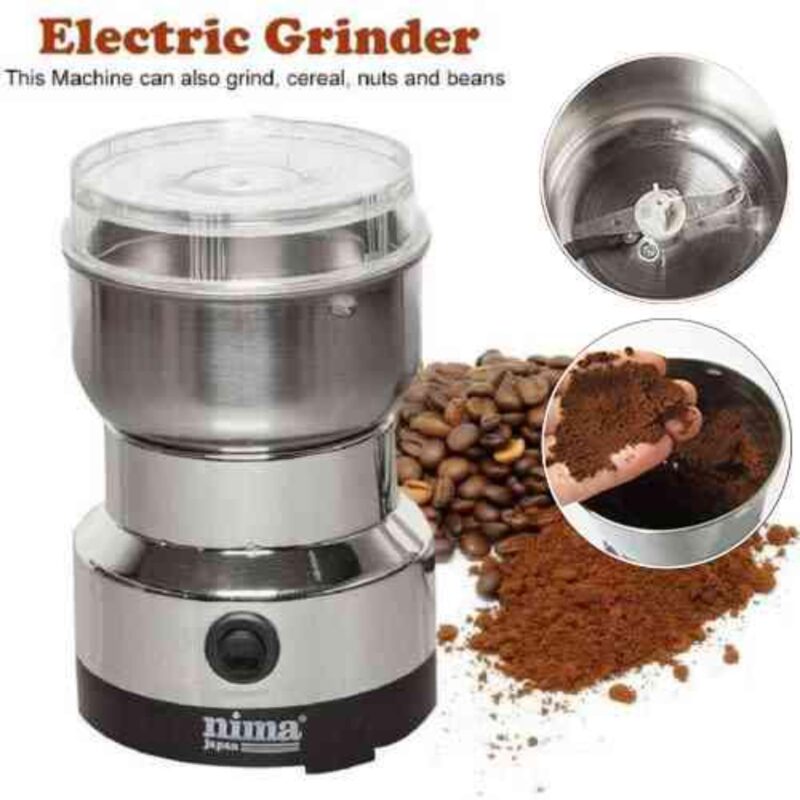 Ketzshop Stainless Steel Nima Mixer Grinder Multifunctional Grinder Electric Mini Nima Blender Miksi Grinder Baby Food Grinder Coffee Grinder Chutney Grinder Masala Grinder Spice Grinder - Image 5