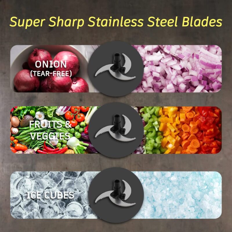 Wonderchef Turbo Chopper with Atta Kneader Attachment - Image 6